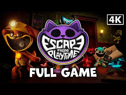 YouTube thumbnail: ESCAPE FROM PLAYTIME - Full Game Walkthrough (No Commentary)